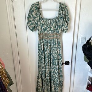 Free People Floral Maxi Dress